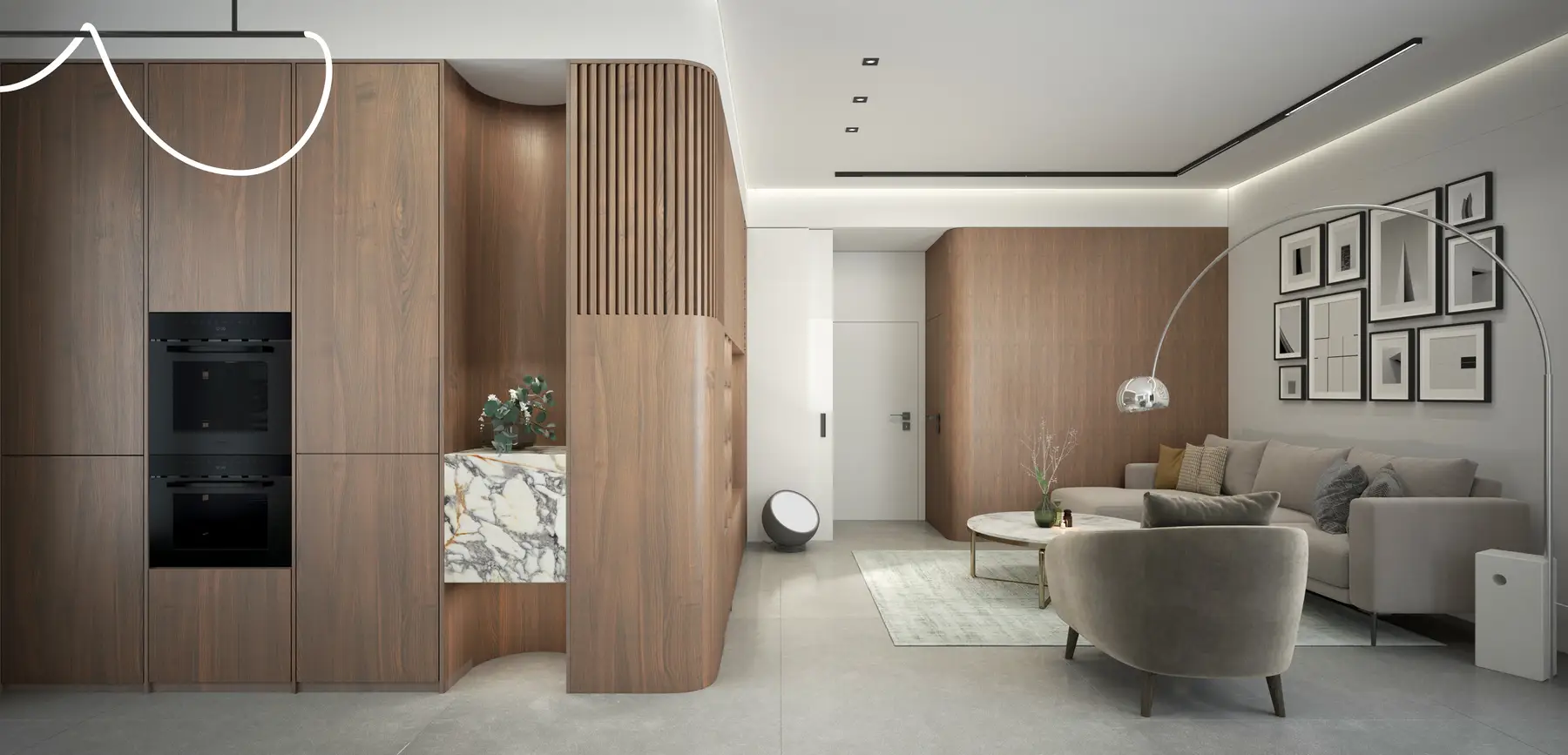 Residenze Cassiopea, Interni